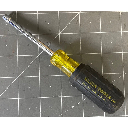 Klein Tools 630 3/16" Nut Driver With Magnetic Hollow Shaft