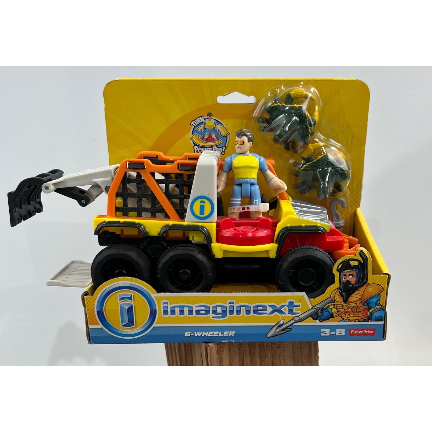 Fisher Price Imaginext Deep Sea Scuba Diver 6 Wheeler Beach Jeep Crabs NEW~~