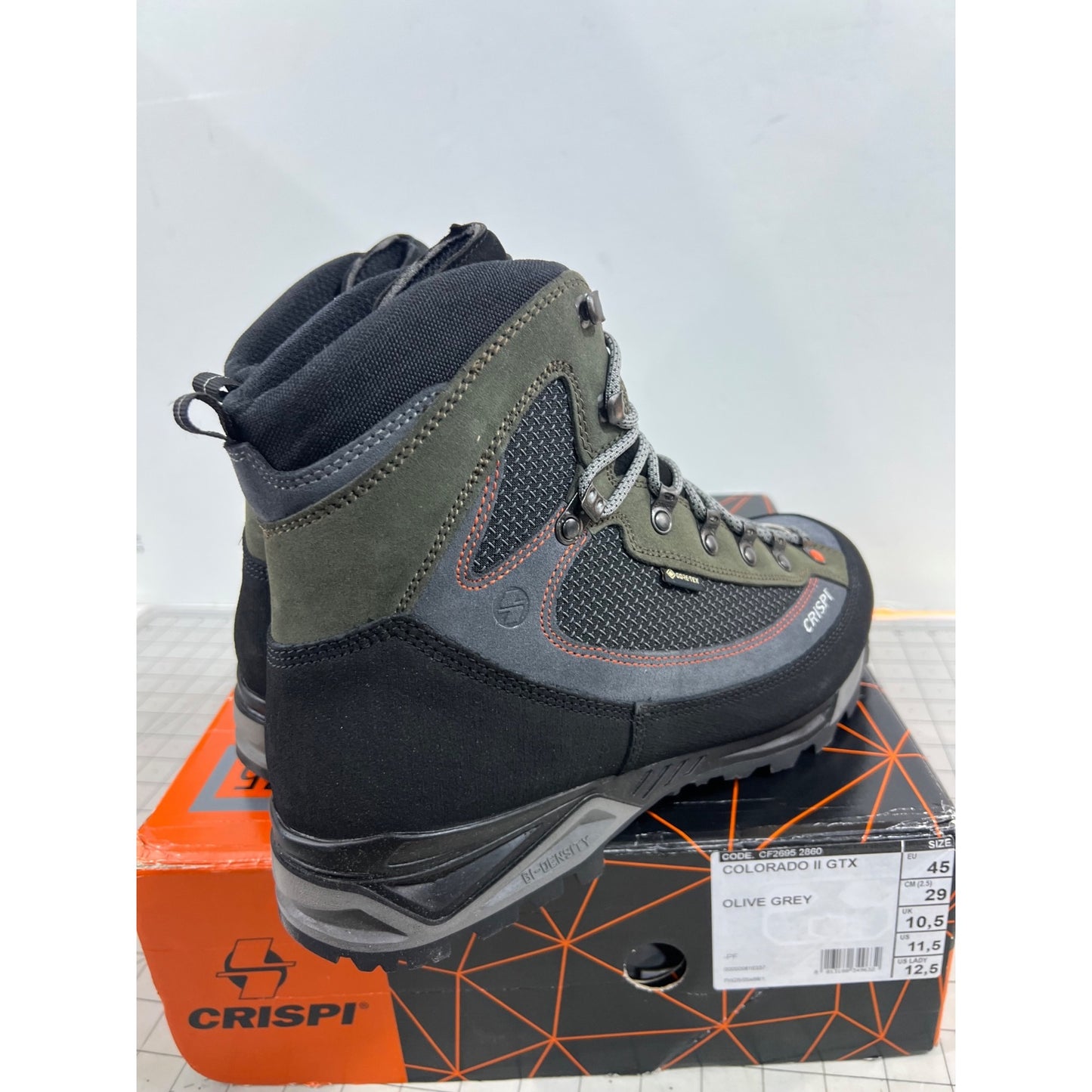 Crispi Men's Colorado II GTX Waterproof Hunting Boots - Olive/Grey Sz. 11.5 New