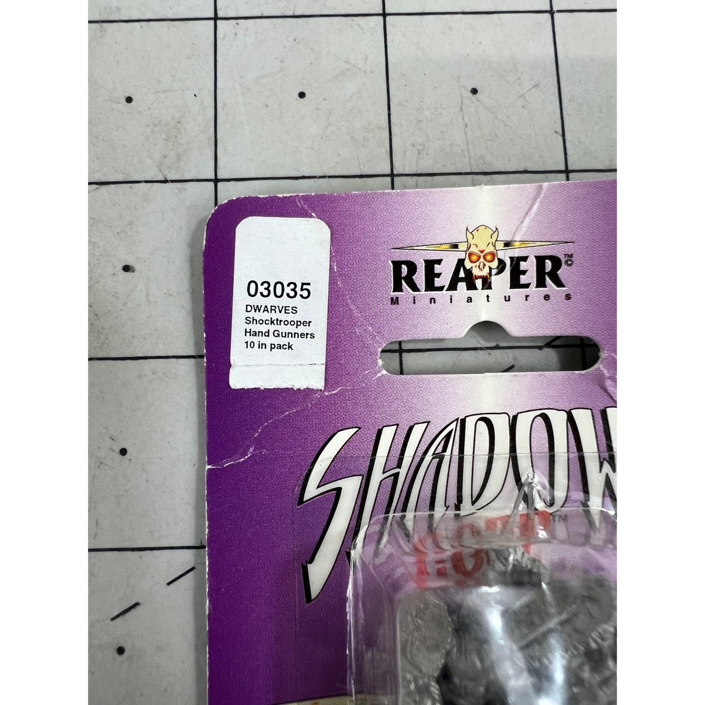 Reaper Miniatures Shadow Corp Dwarves Shocktrooper Hand Gunners Metal 03035