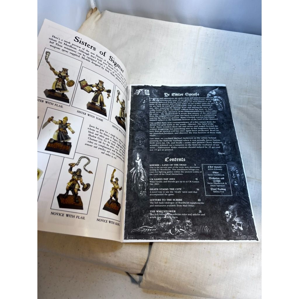 Town Cryer Issue 17 Mordheim Magazine Raiders Of The Lost Tombs Games Workshop