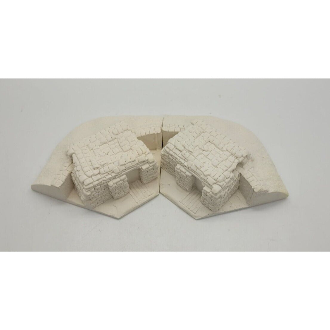 FIREBASE Games - 2 Small Sandbag Trench Bunkers Wargame Miniatures Vintage 1980s