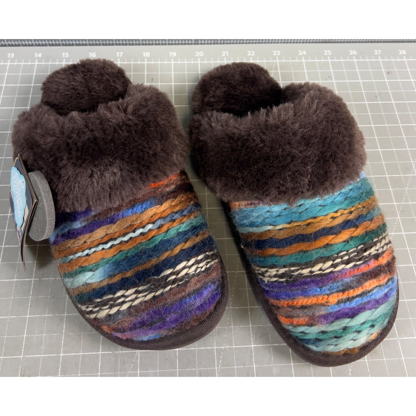Women's Juarez Scuff Slippers by LAMO Chocolate Sz. 7 Medium New