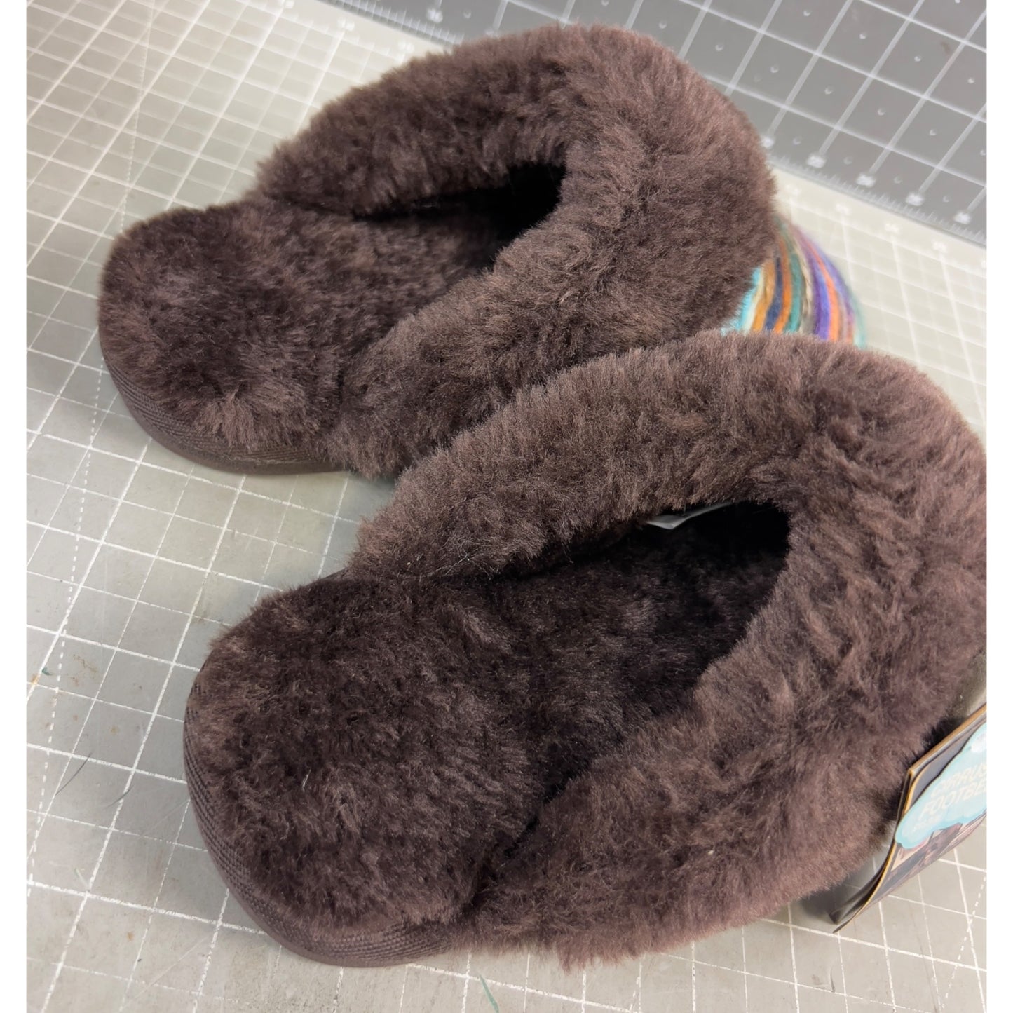 Women's Juarez Scuff Slippers by LAMO Chocolate Sz. 7 Medium New