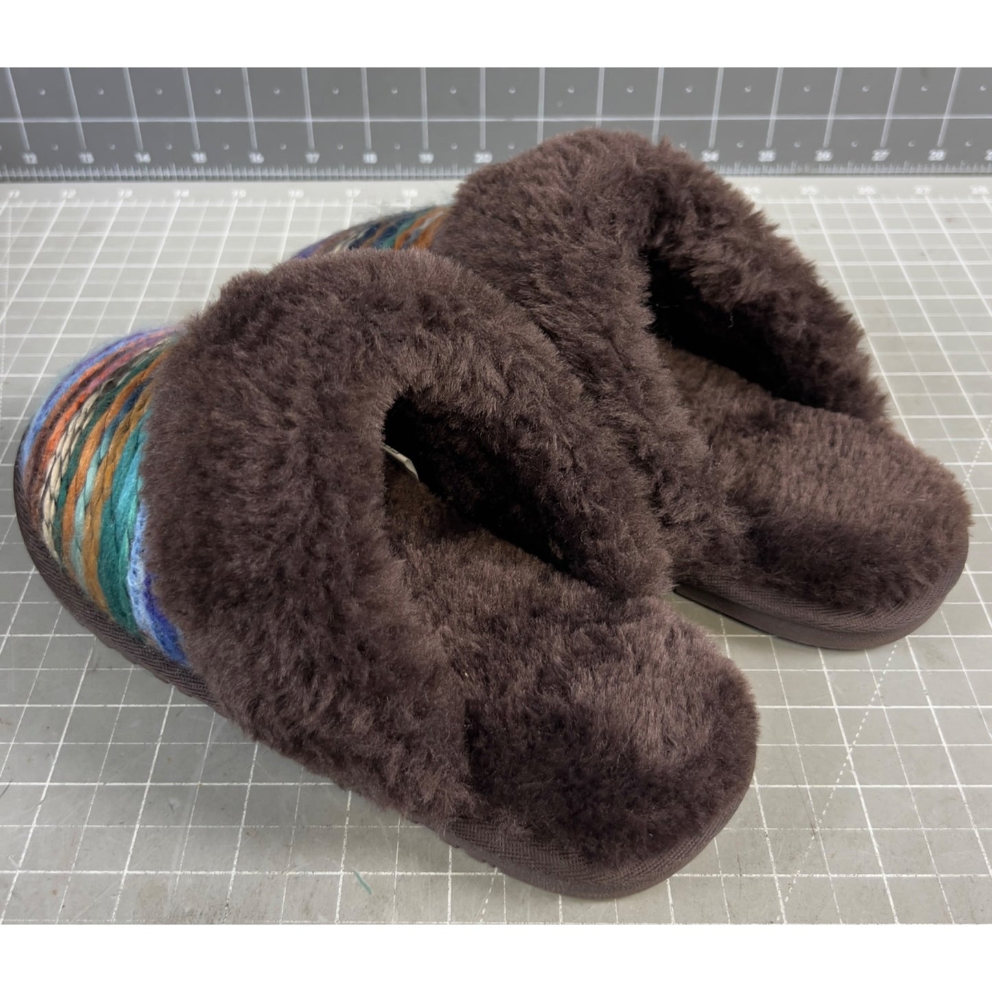 Women's Juarez Scuff Slippers by LAMO Chocolate Sz. 7 Medium New