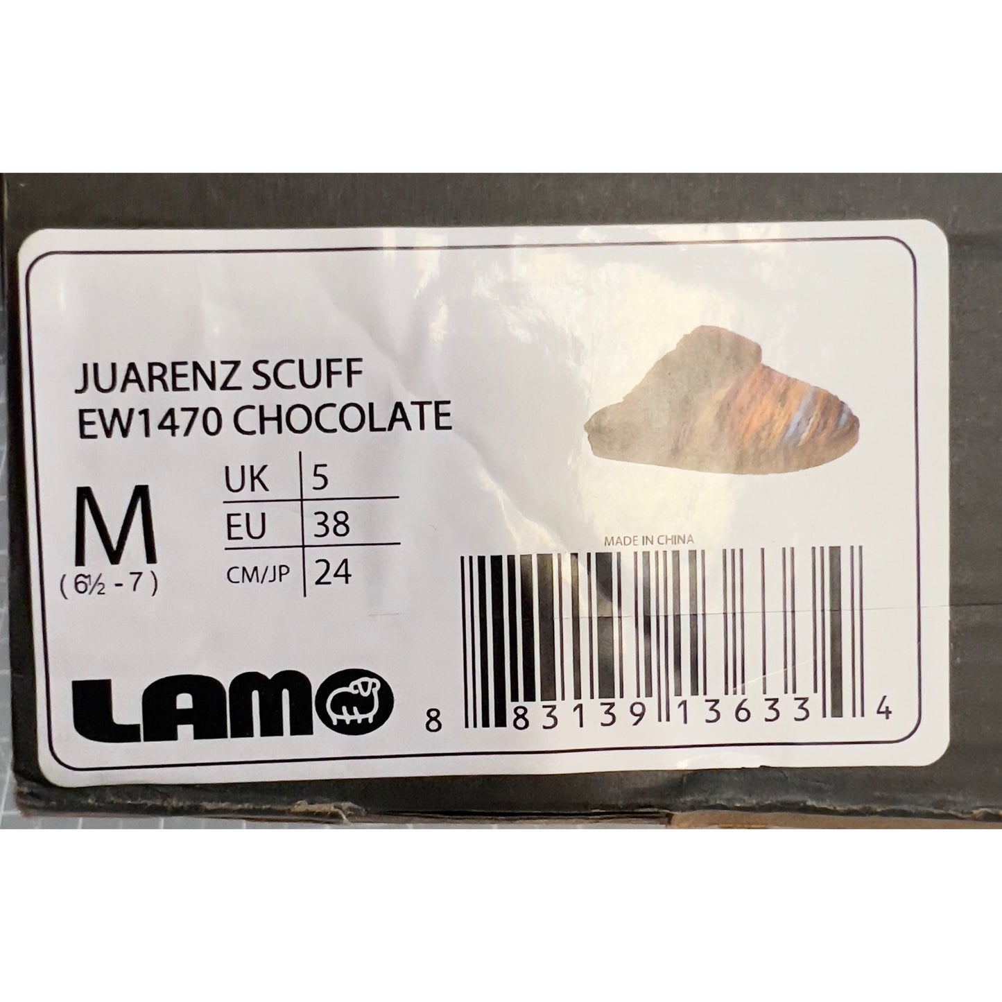 Women's Juarez Scuff Slippers by LAMO Chocolate Sz. 7 Medium New