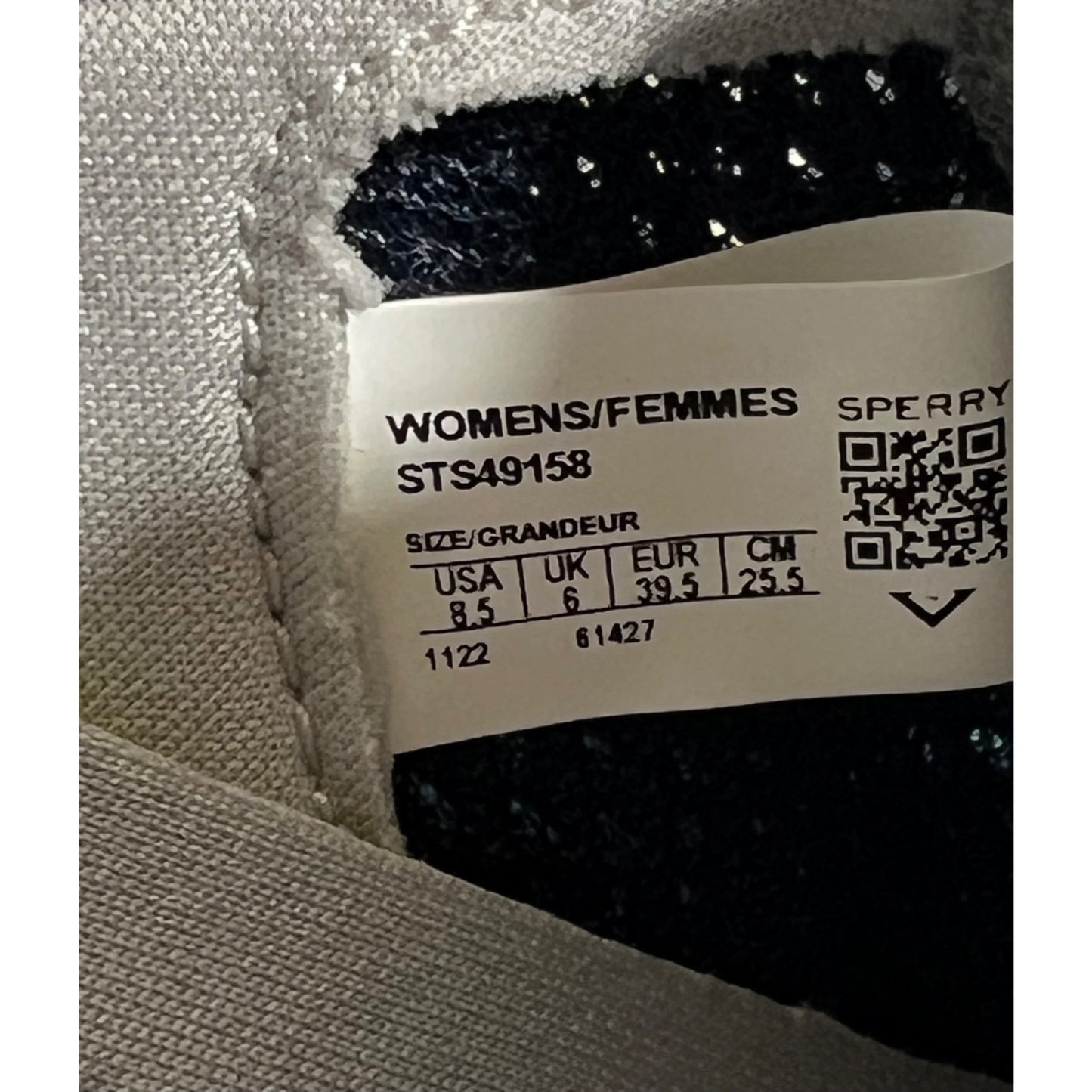 Sperry Women’s Headsail Sneaker Sz. 8.5 Navy/Gray Mesh Lightweight Design NEW