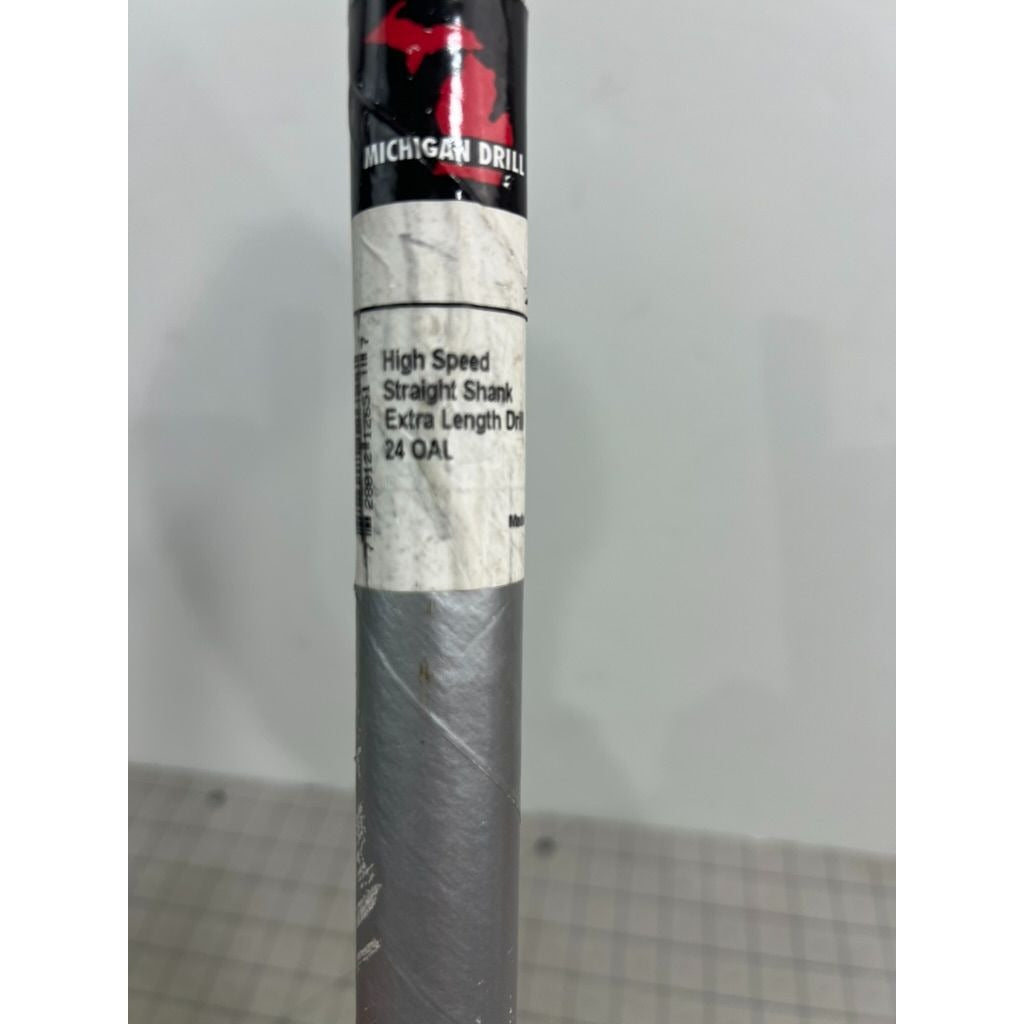Extra Length Drill Bit: 0.375\" Dia, 118 Degree MPN:224 3/8 New Michigan Drill