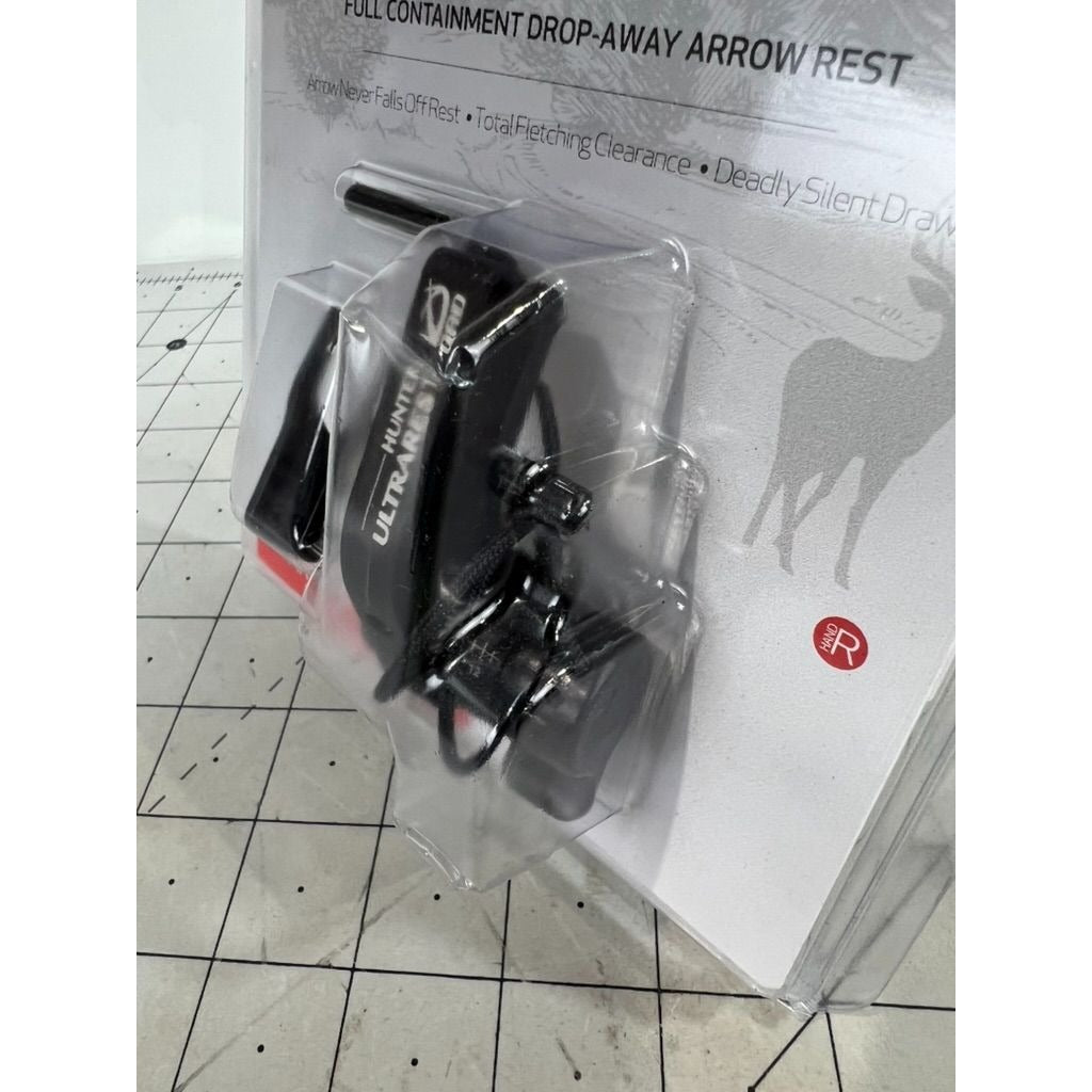 QAD Ultra-Rest Hunter Full Containment Drop-Away Arrow Rest Black USA-Made