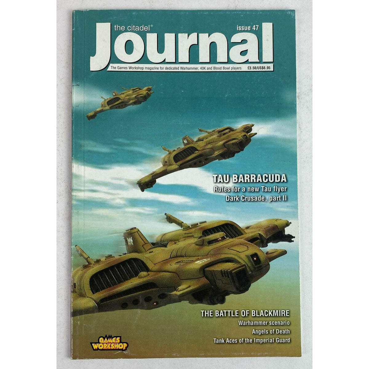 The Citadel Journal Issue 47 2001 Warhammer Magazine Featuring Tau Barracuda  Tank Aces