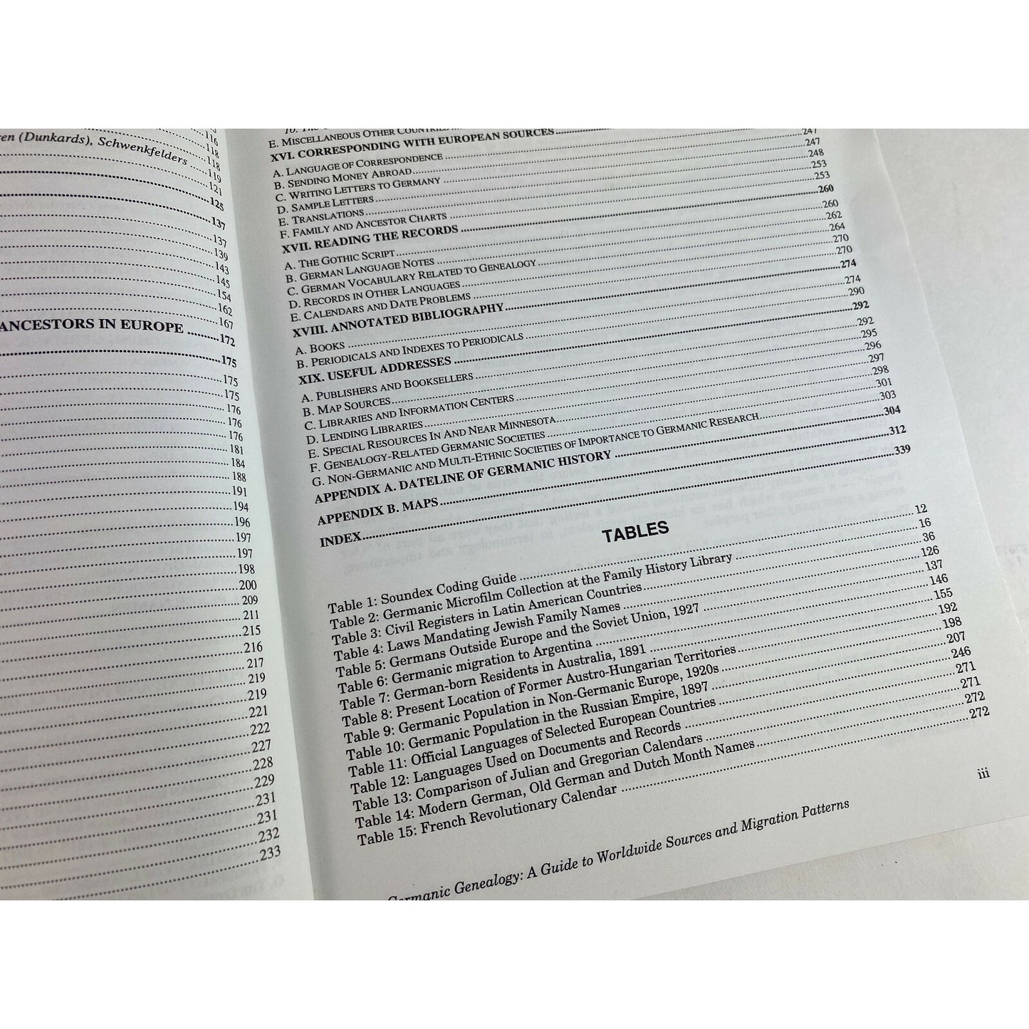 Germanic Genealogy: A Guide To Worldwide Sources & Migration Patterns 1995