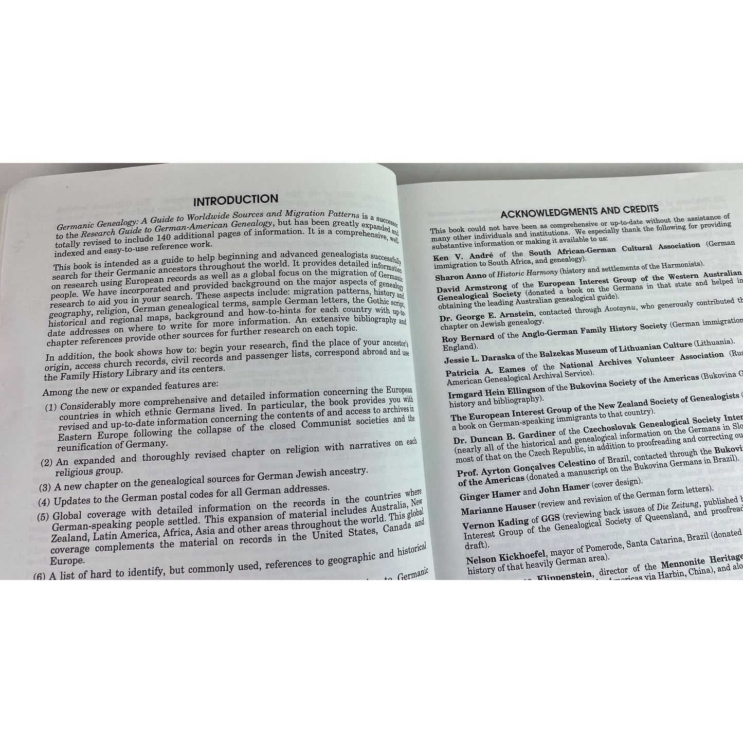 Germanic Genealogy: A Guide To Worldwide Sources & Migration Patterns 1995