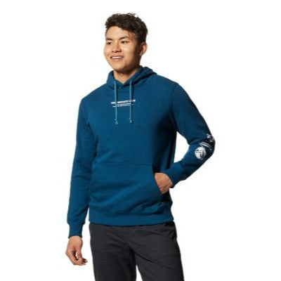 Mountain Hardwear Men’s Mighty Five Pullover Hoody Caspian XL Blue Cotton Blend