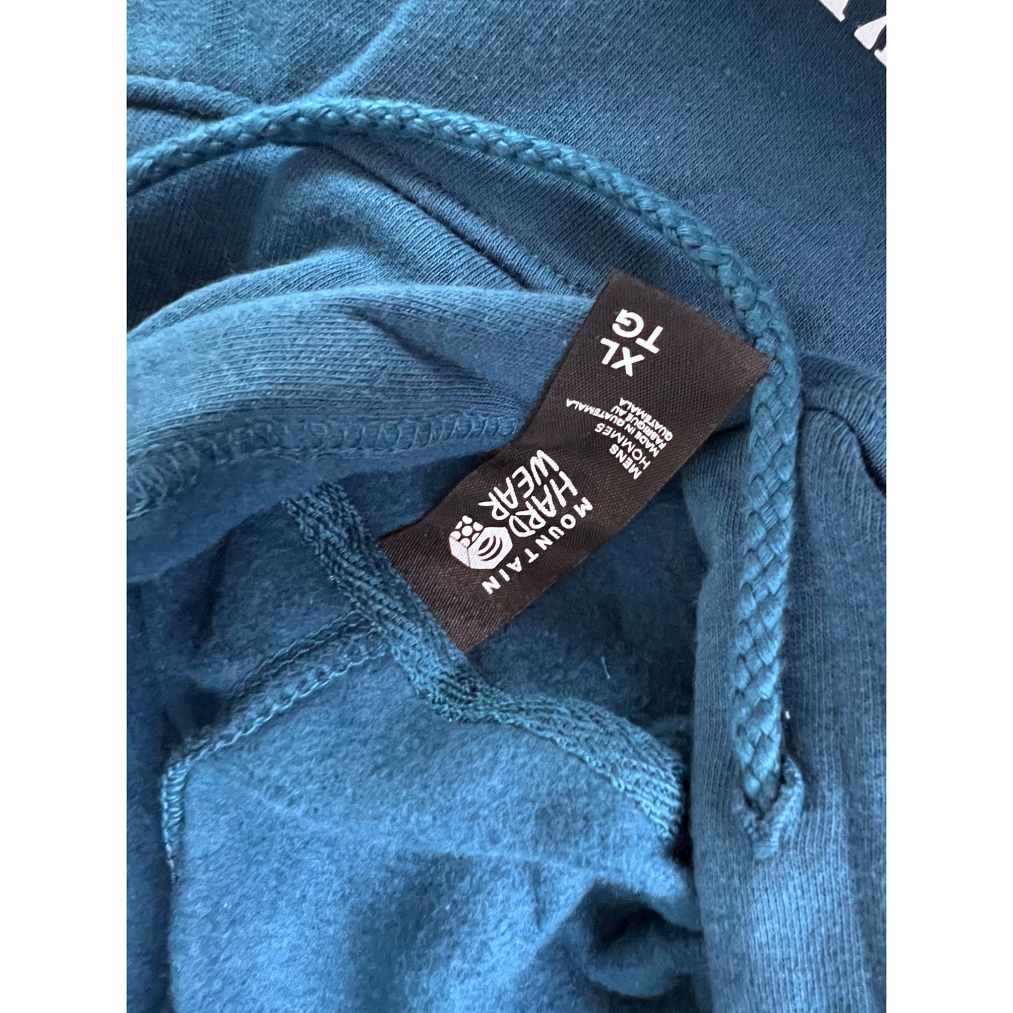 Mountain Hardwear Men’s Mighty Five Pullover Hoody Caspian XL Blue Cotton Blend