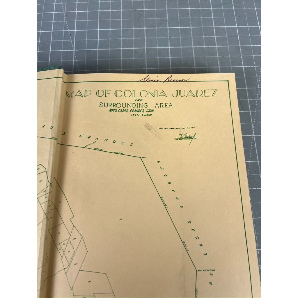 Colonia Juarez: An Intimate Account Of A Mormon Village By Nelle Spilsbury Hatch Hardcover 1954 Deseret Book Co.