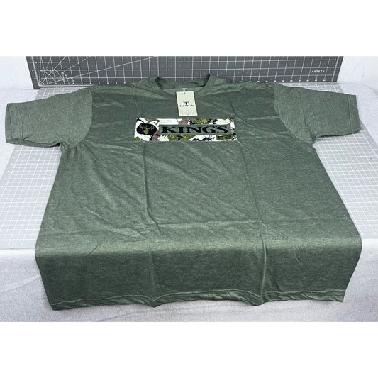 King’s Camo XK Men’s Logo T-Shirt Military Green 2XL New With Tags