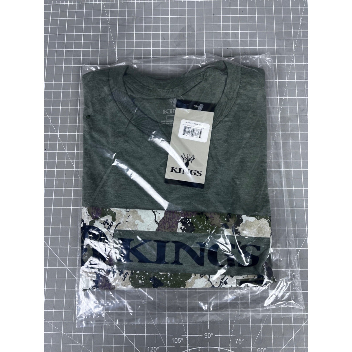 King’s Camo XK Men’s Logo T-Shirt Military Green 2XL New With Tags