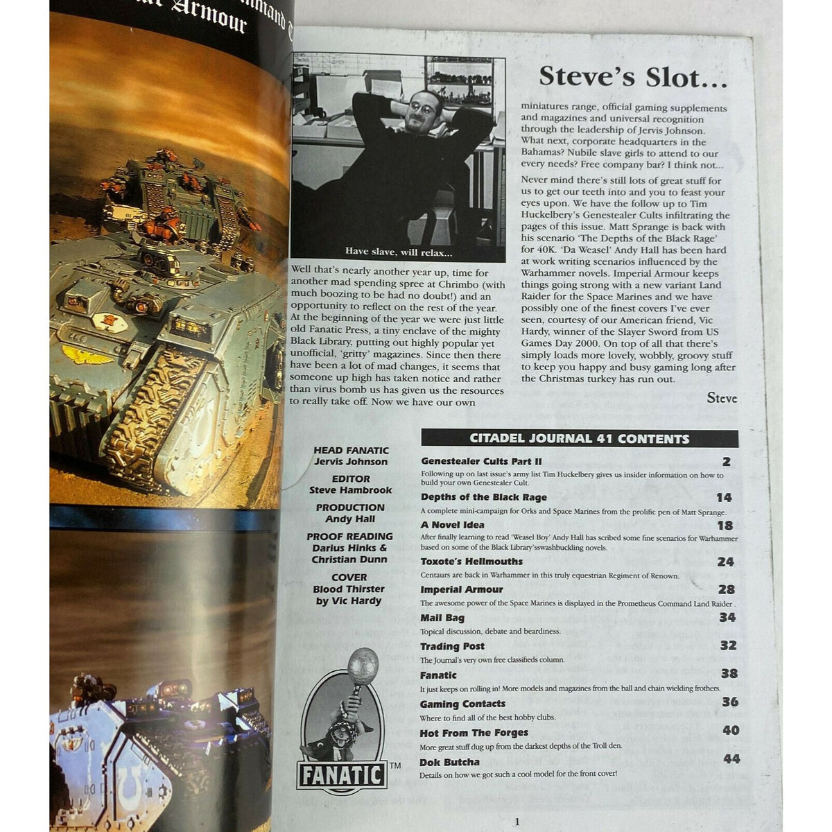 The Citadel Journal Issue 41 Warhammer 40K 3rd Edition & Modelling Advice 2000