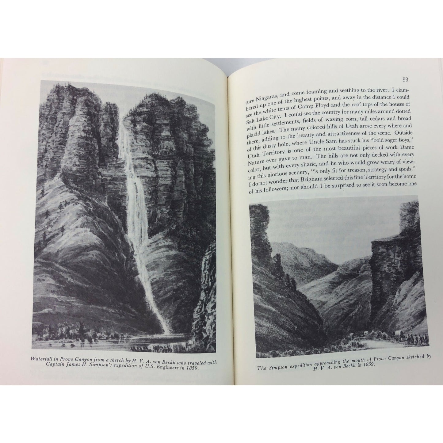 To Utah With The Dragoons And Glimpses Of Life In Arizona & California 1858-1859 By Harold D. Langley Univ Of Utah Press