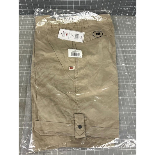 Dakota Grizzly Ladies Roll-Up Adventure Shorts M Khaki Lightweight Casual NEW