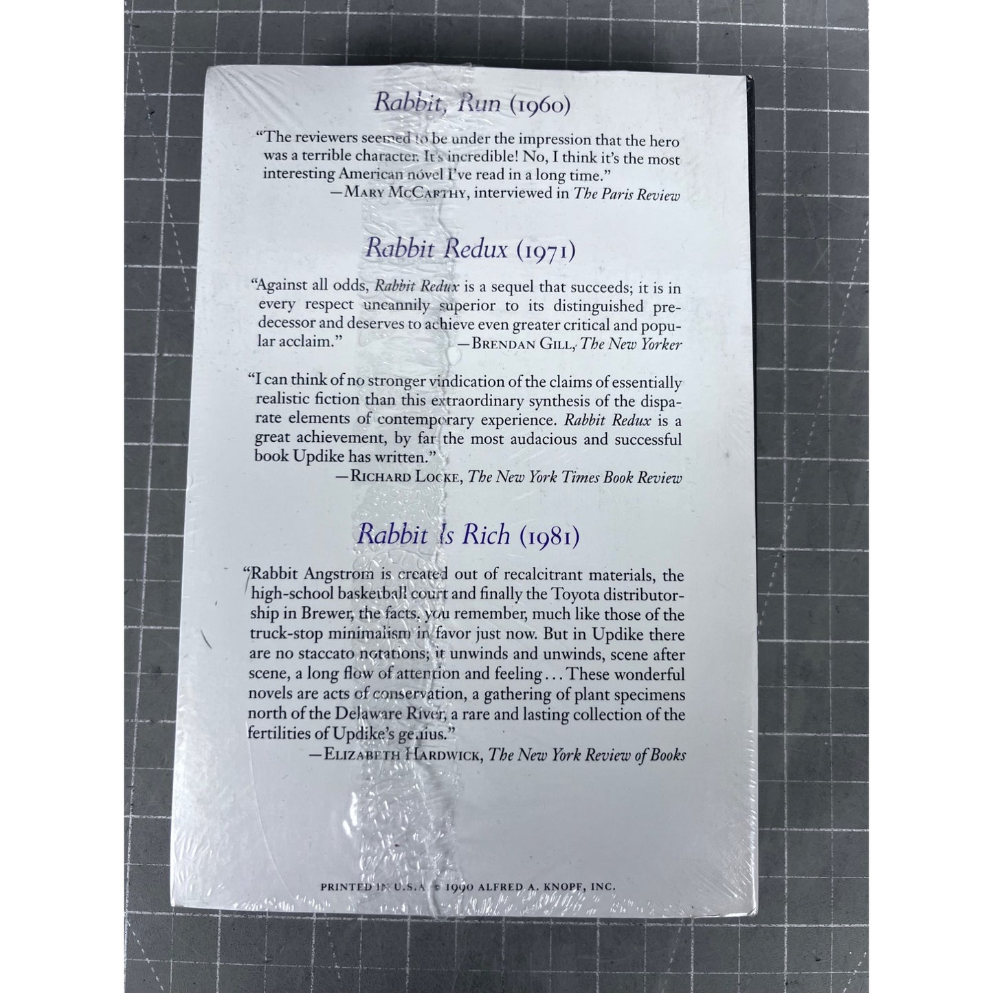 Rabbit At Rest By John Updike Softcover Sealed 1990 Knopf
