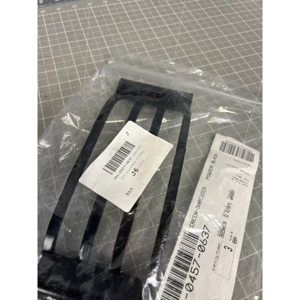 MTD Shredder Screen Replacement Black Powder-Coated Steel J6-568 NEW~~