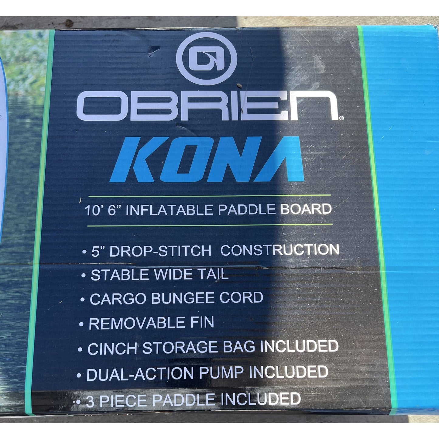 O'Brien Kona 106" Inflatable Paddle Board W/ Bag Pump & Paddle New never used