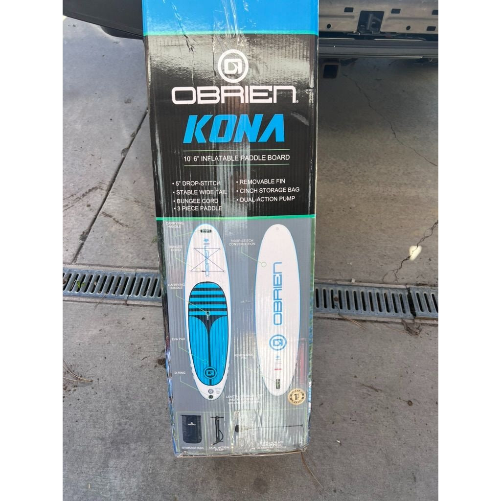 O'Brien Kona 106" Inflatable Paddle Board W/ Bag Pump & Paddle New never used