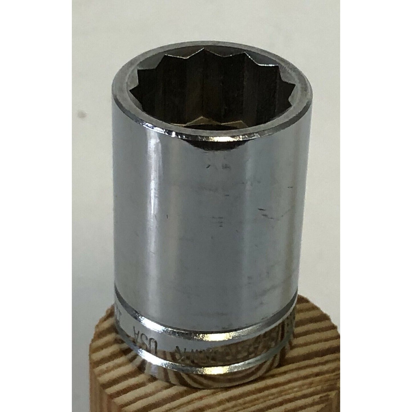 Blackhawk Proto 1/2" Drive SAE 11/16" Shallow 12-Point Chrome Socket New #40122