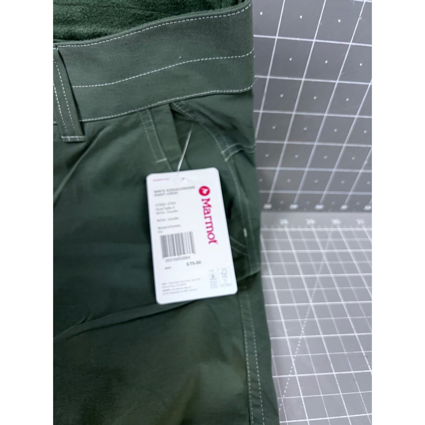 NEW Marmot Women's Kodachrome Pant Crocodile Size 4 Outdoor Stretch Hiking Pants