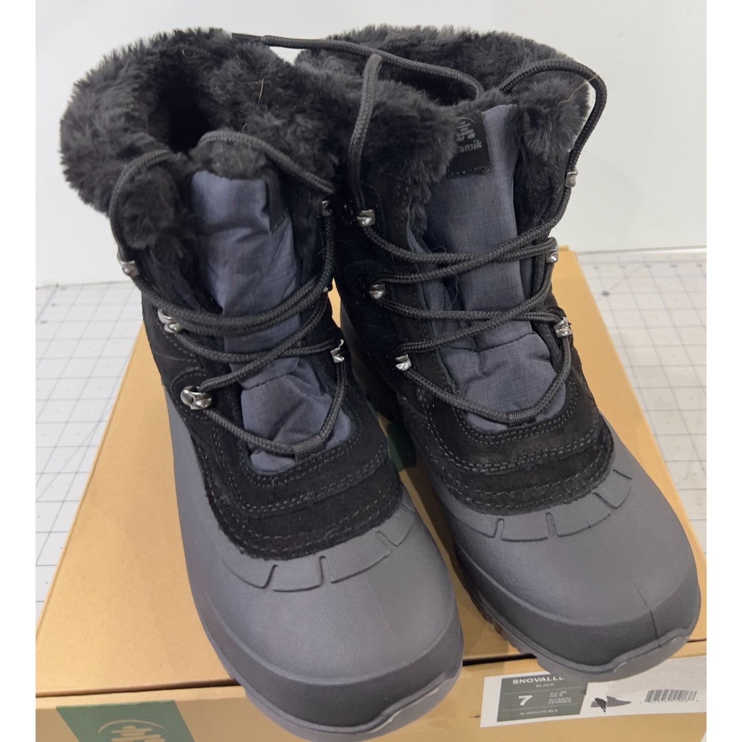 Kamik Snovalley 5 Women's Sz. 7 Black Winter Boot New