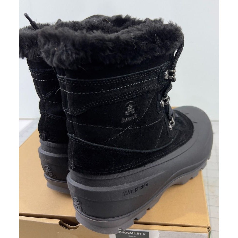 Kamik Snovalley 5 Women's Sz. 7 Black Winter Boot New