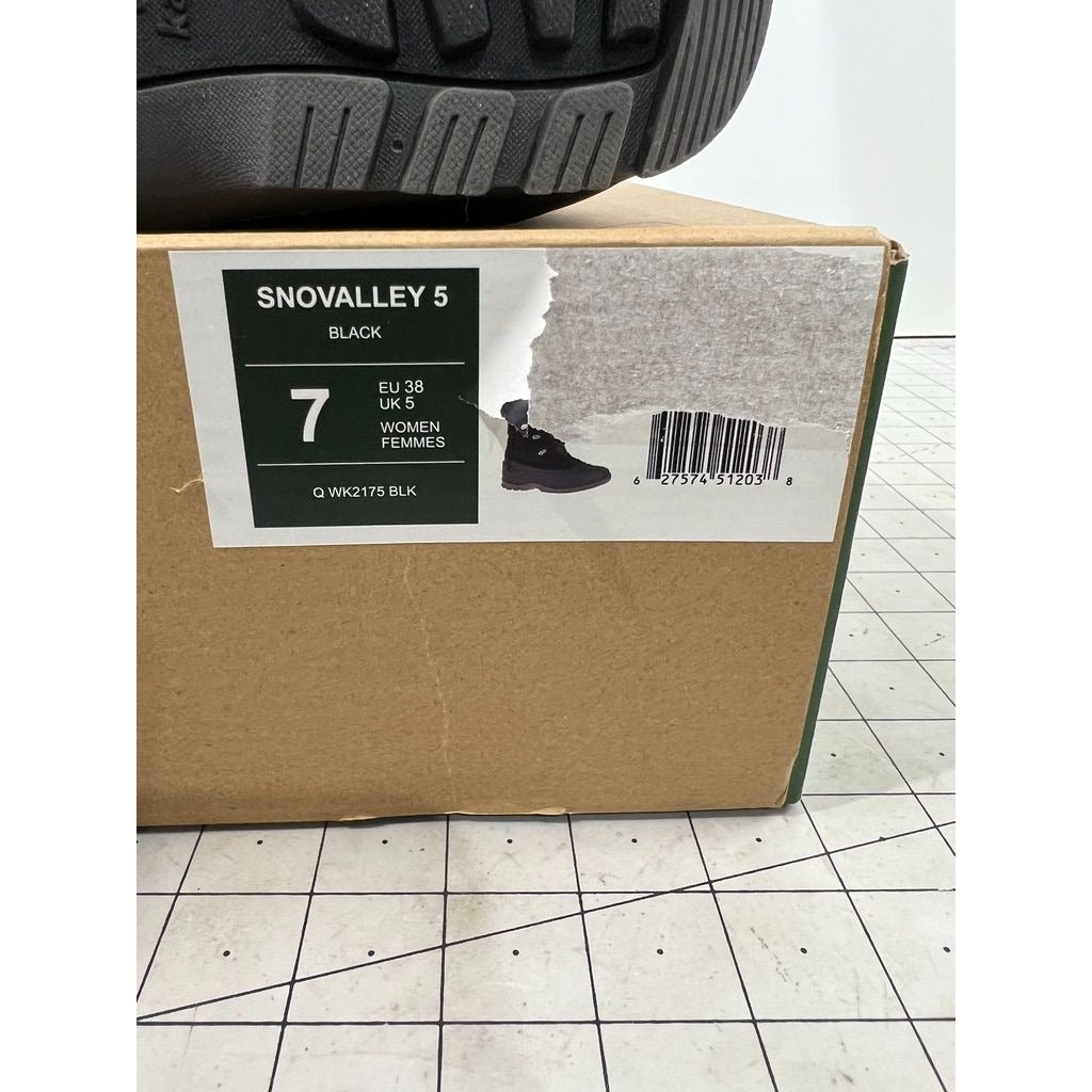 Kamik Snovalley 5 Women's Sz. 7 Black Winter Boot New