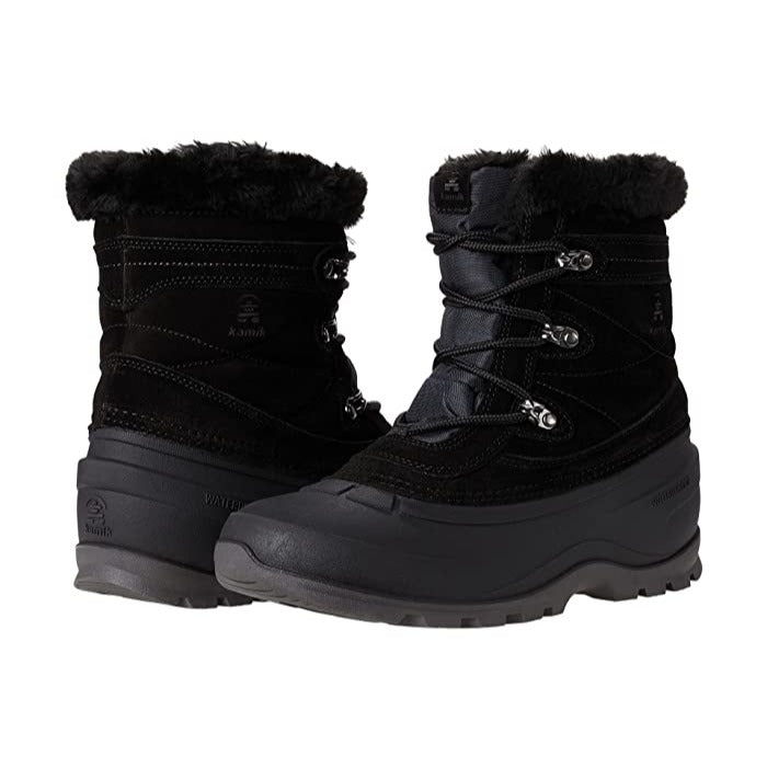 Kamik Snovalley 5 Women's Sz. 7 Black Winter Boot New