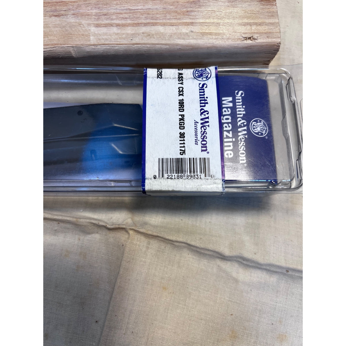 Smith & Wesson CSX Magazine, 9mm Luger 10 Round Black 3015282 New