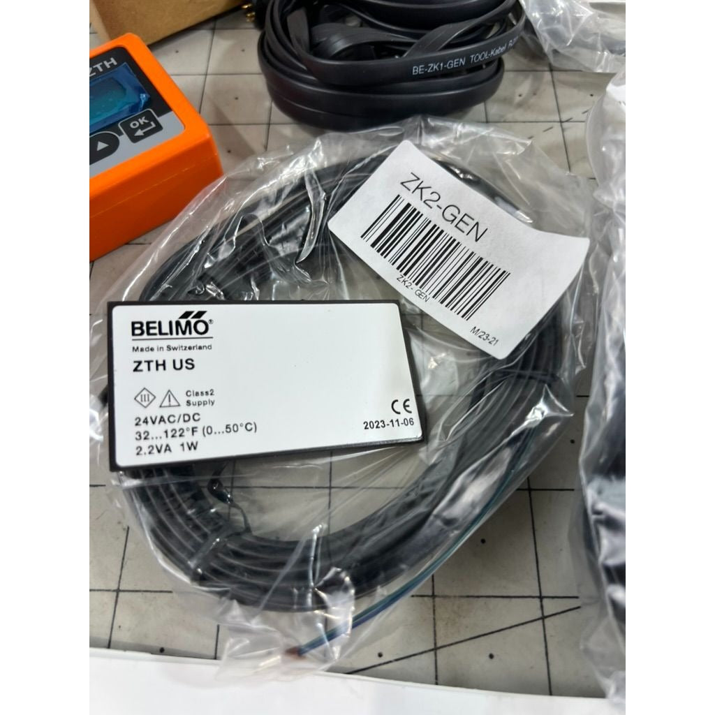 Belimo ZTH US Service Tool HVAC Actuators ZK2-GEN & ZK6-GEN Cables USB Interface