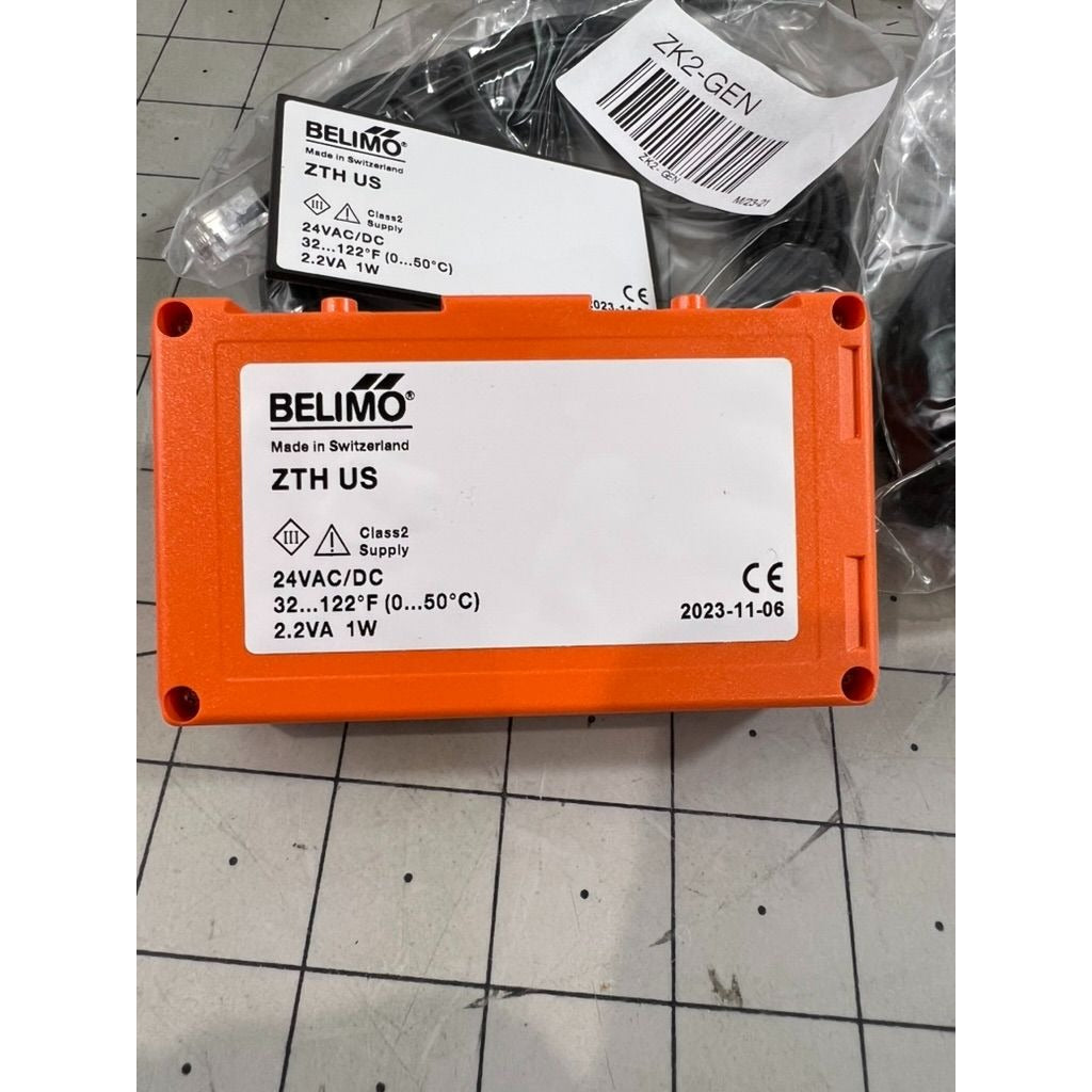 Belimo ZTH US Service Tool HVAC Actuators ZK2-GEN & ZK6-GEN Cables USB Interface