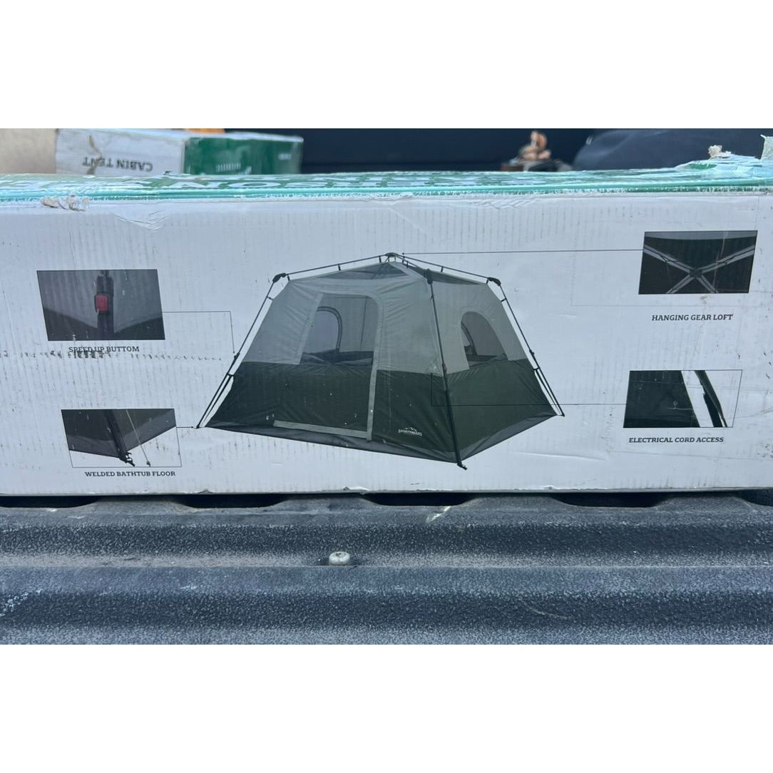 Sportsman's Warehouse Speed-up 6 Person Cabin Tent - Green