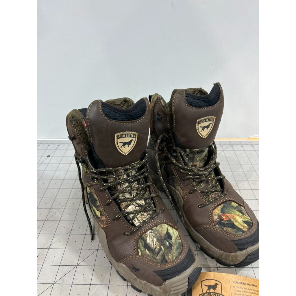 Irish Setter Women’s VaprTrek Camo Hunting Boots Size 8 UltraDry Waterproof NEW