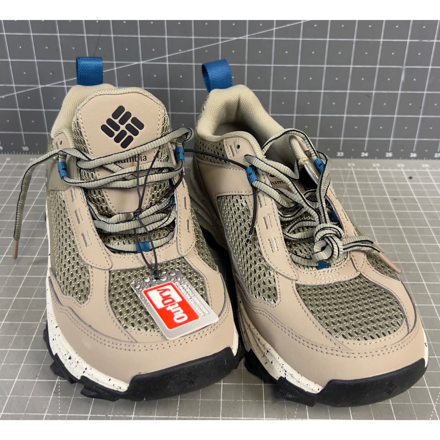 Columbia Hatana Breathe Mens Sneakers Size 9.5 Tan Phoenix Blue New