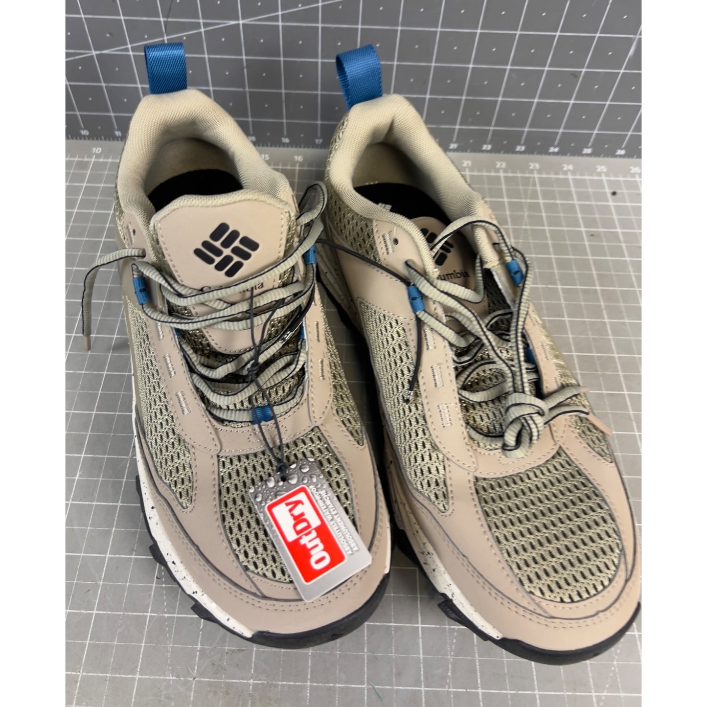 Columbia Hatana Breathe Mens Sneakers Size 9.5 Tan Phoenix Blue New