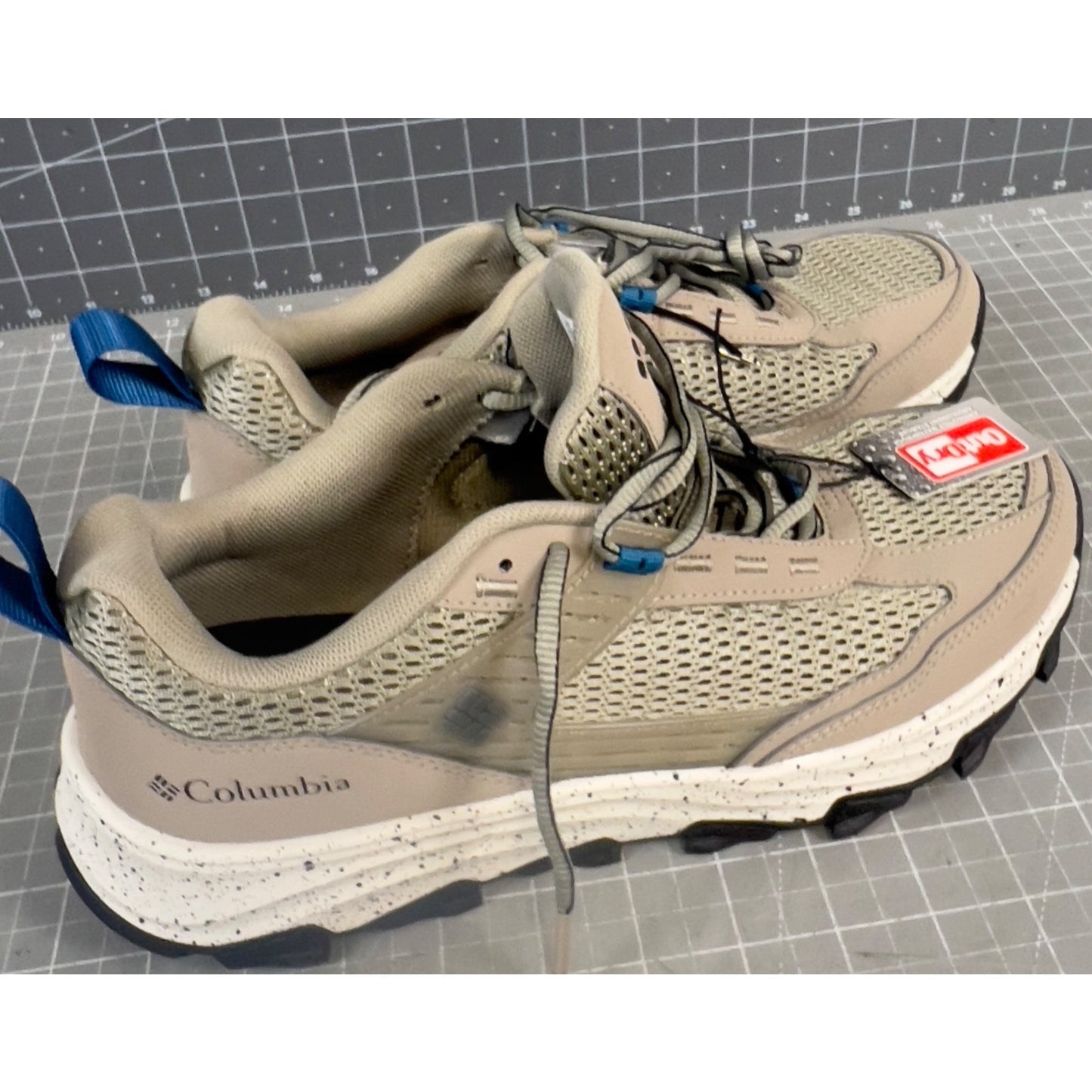 Columbia Hatana Breathe Mens Sneakers Size 9.5 Tan Phoenix Blue New
