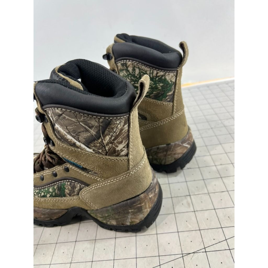Itasca Youth Grove Insulated Waterproof Hunting Boots - Realtree Xtra Sz.  2 new