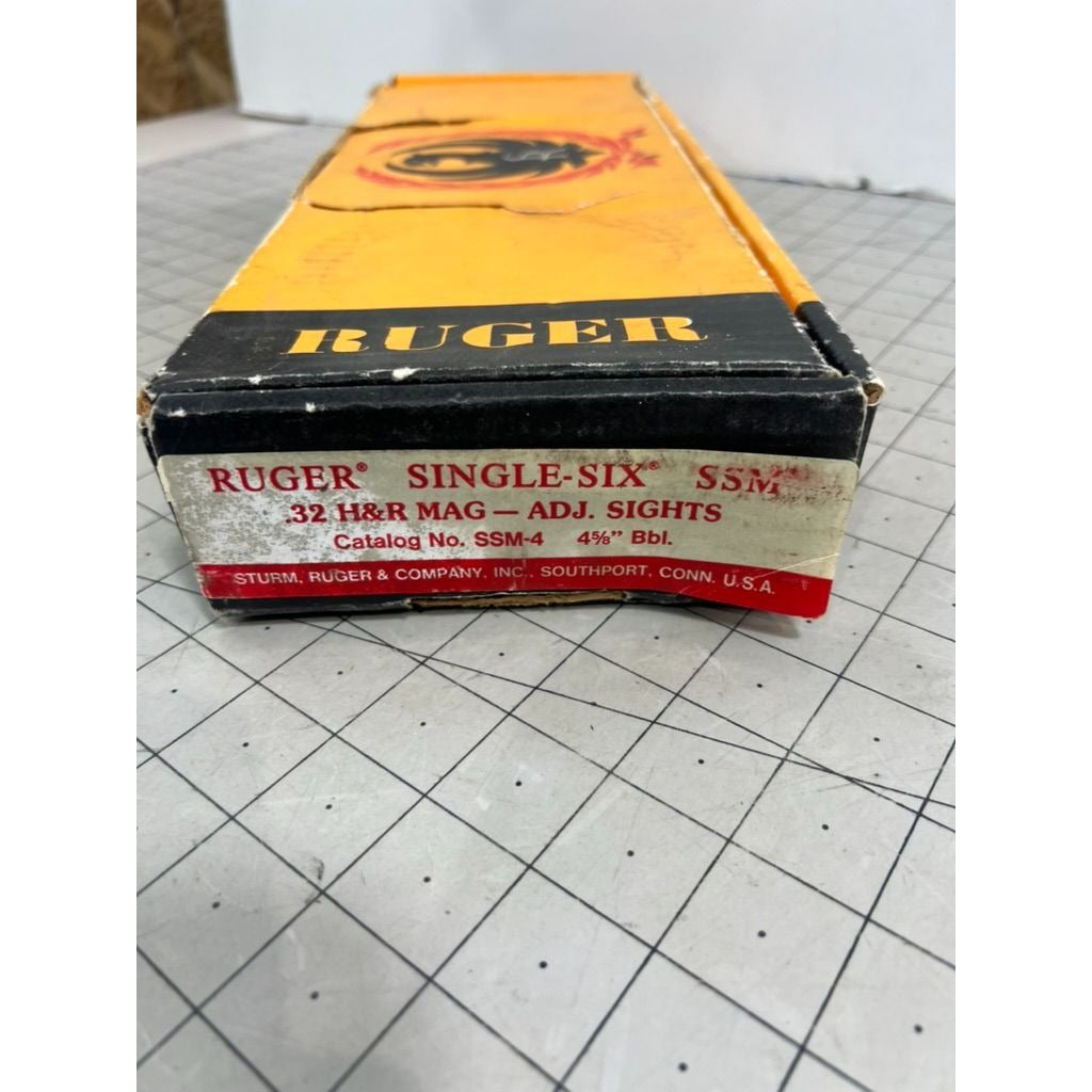 Original Ruger Factory Single Six SSM .32 H&R Mag Revolver Pistol Box Only