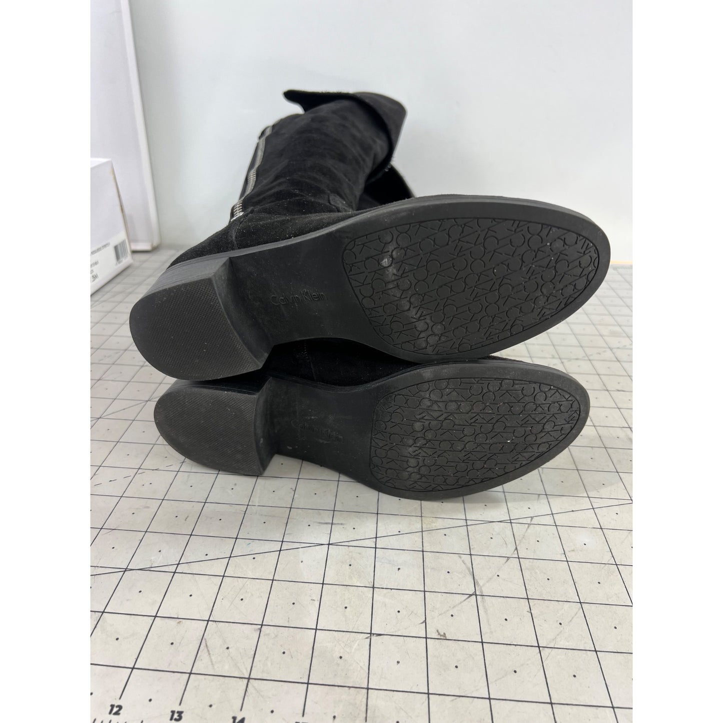 Calvin Klein Gladys Women's Sz.  7.5 Black Over the Knee Boot