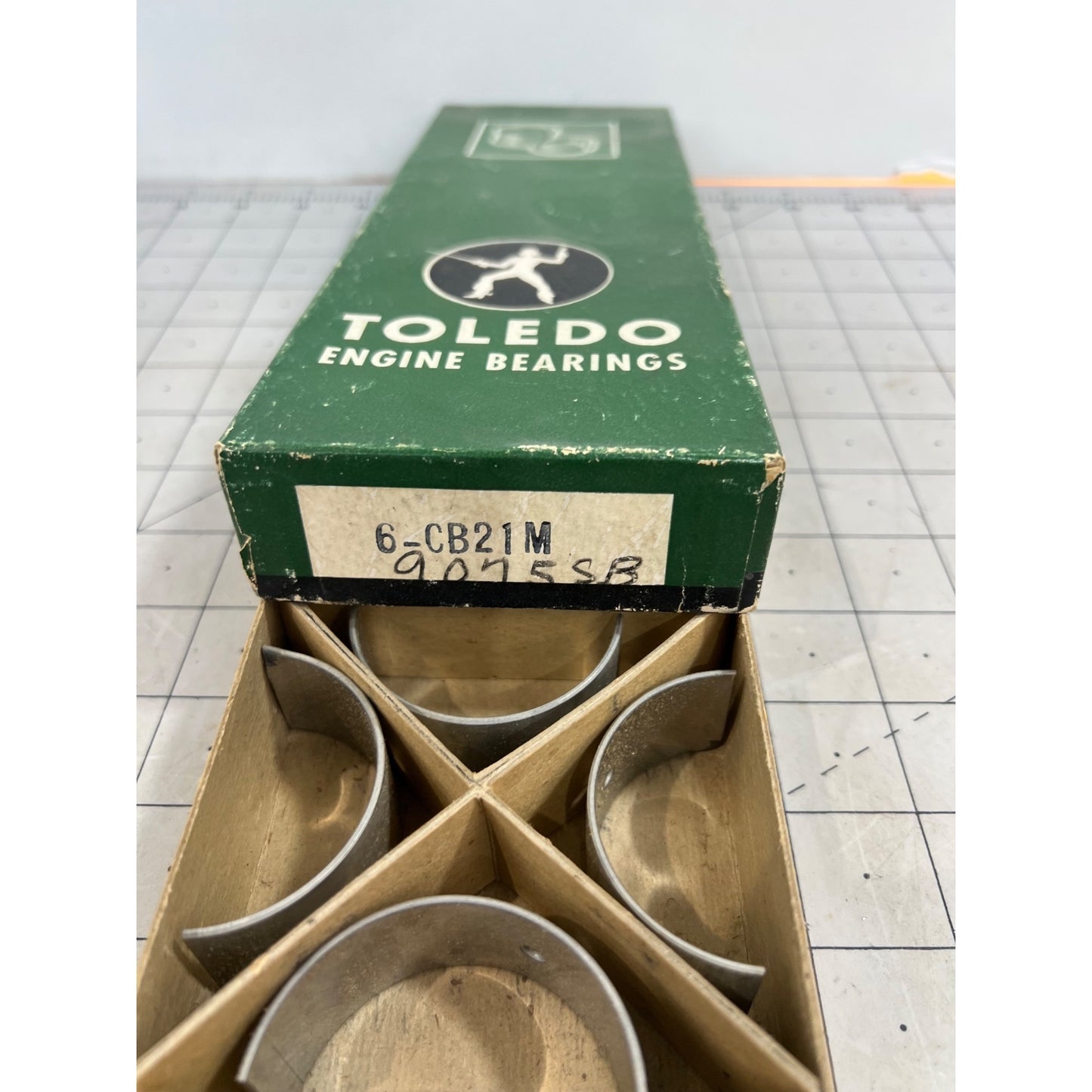 Toledo Engine Bearings 6-CB21M 33-44 Dodge/Plymouth Flathead 6 NOS New
