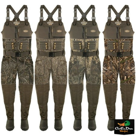 Men's Drake Waterfowl Buckshot Eqwader 1600 Neoprene 3.0 Waders Sz. 9 Shadow Grass