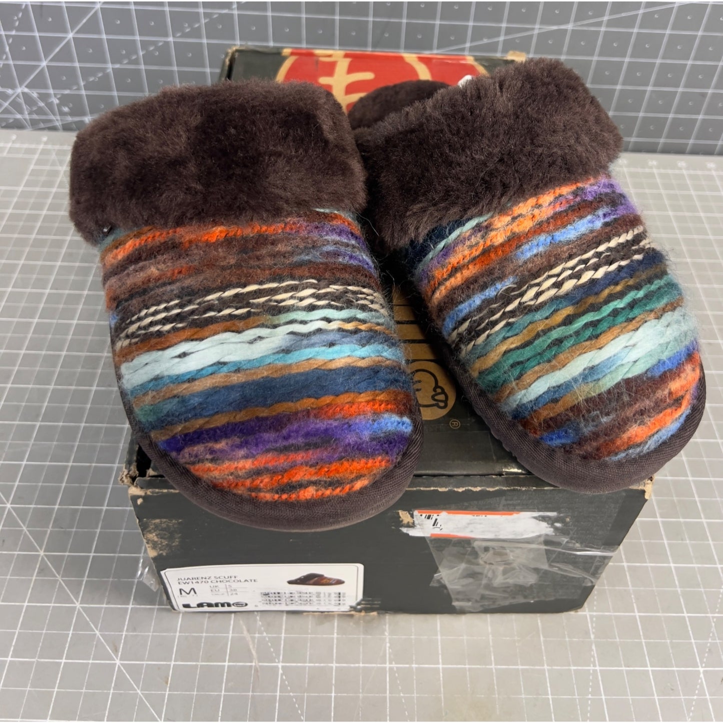 LaMO Women’s Juarenz ScuffSlipper EW 1470 Chocolate New