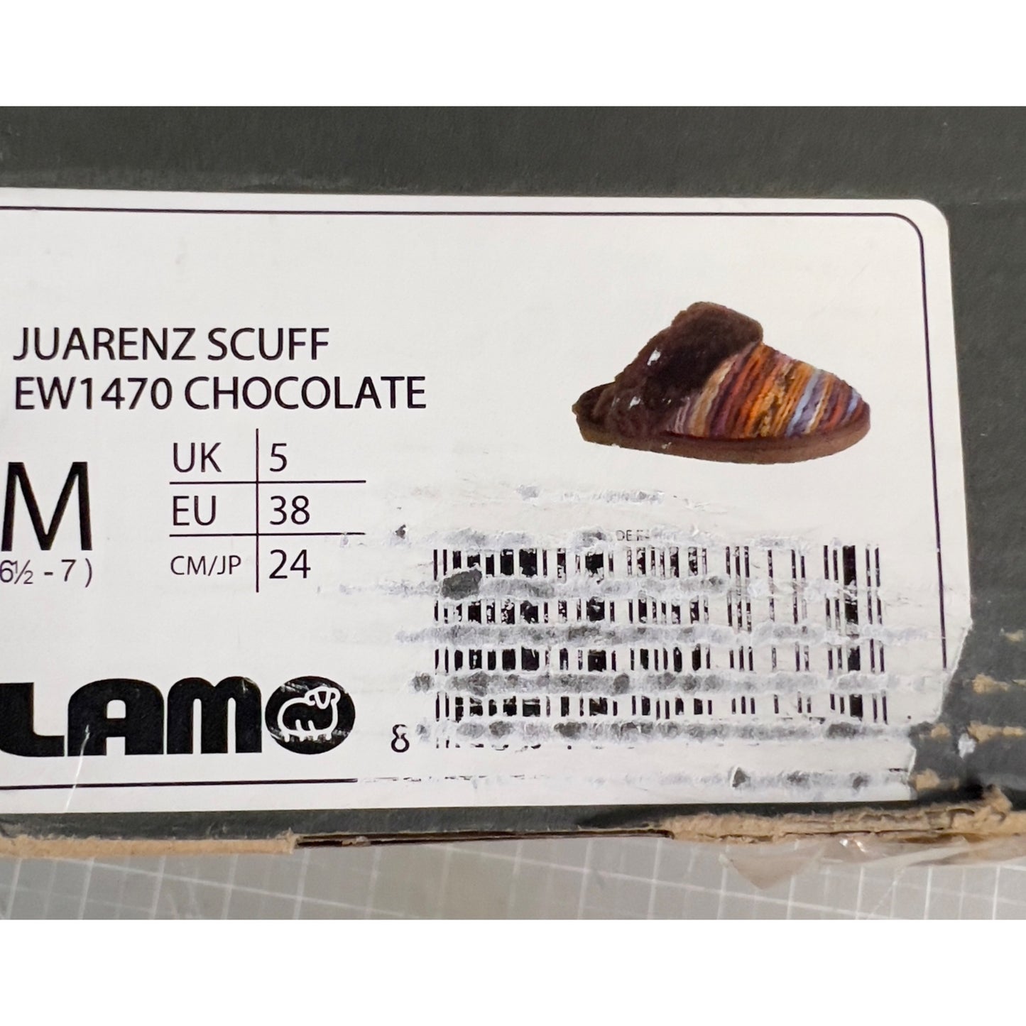 LaMO Women’s Juarenz ScuffSlipper EW 1470 Chocolate New