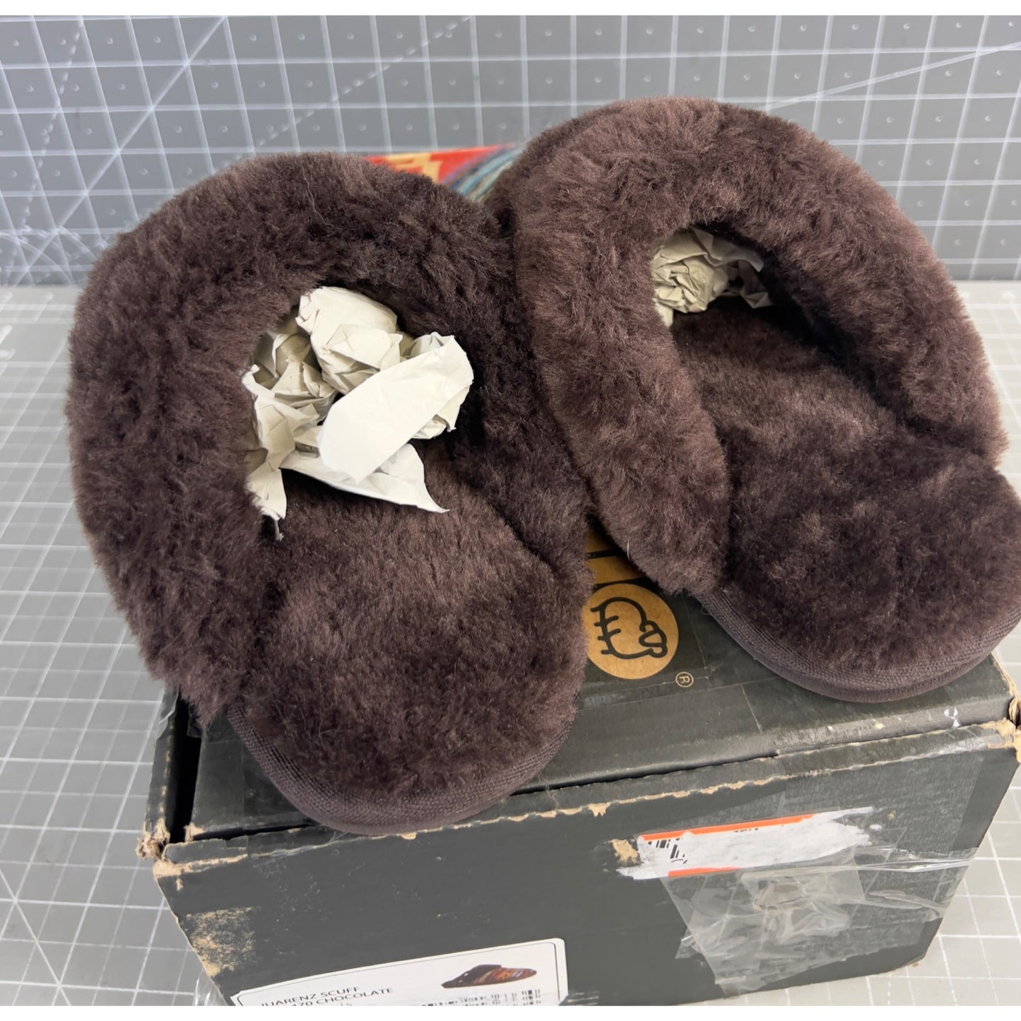 LaMO Women’s Juarenz ScuffSlipper EW 1470 Chocolate New